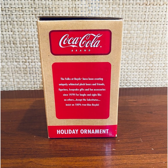 🎄🌟HP🌟2006 Coca-Cola and Boyds Bears and Friends Christmas Ornament - Picture 8 of 10